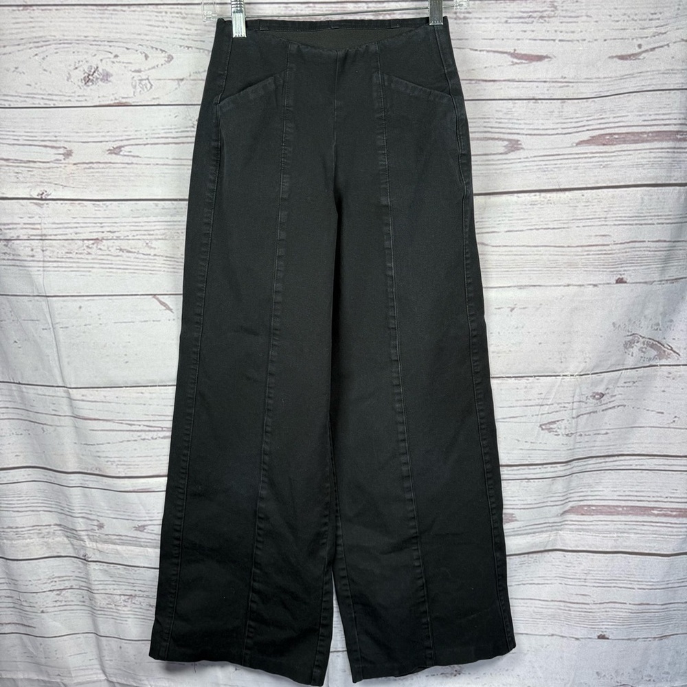 Old navy Women’s Pixie Wide leg Comfort Waistband Pants Size XS Black